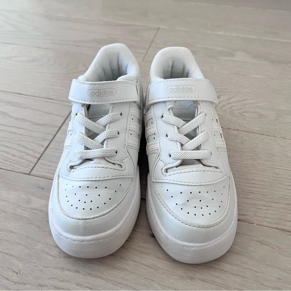 Adidas Kids Ortholite White Velcro Sneakers Shoes US Size 9K - Picture 2 of 16